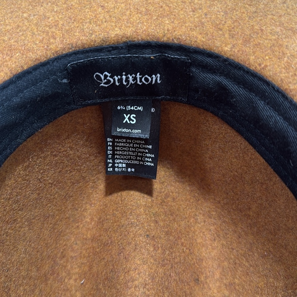 Brixton Women’s Brown Wool Hat, size: XS - Picture 4 of 8